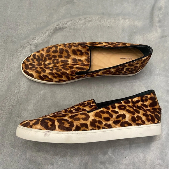 Birdies swift sneakers leopard slip on shoes - Picture 1 of 9